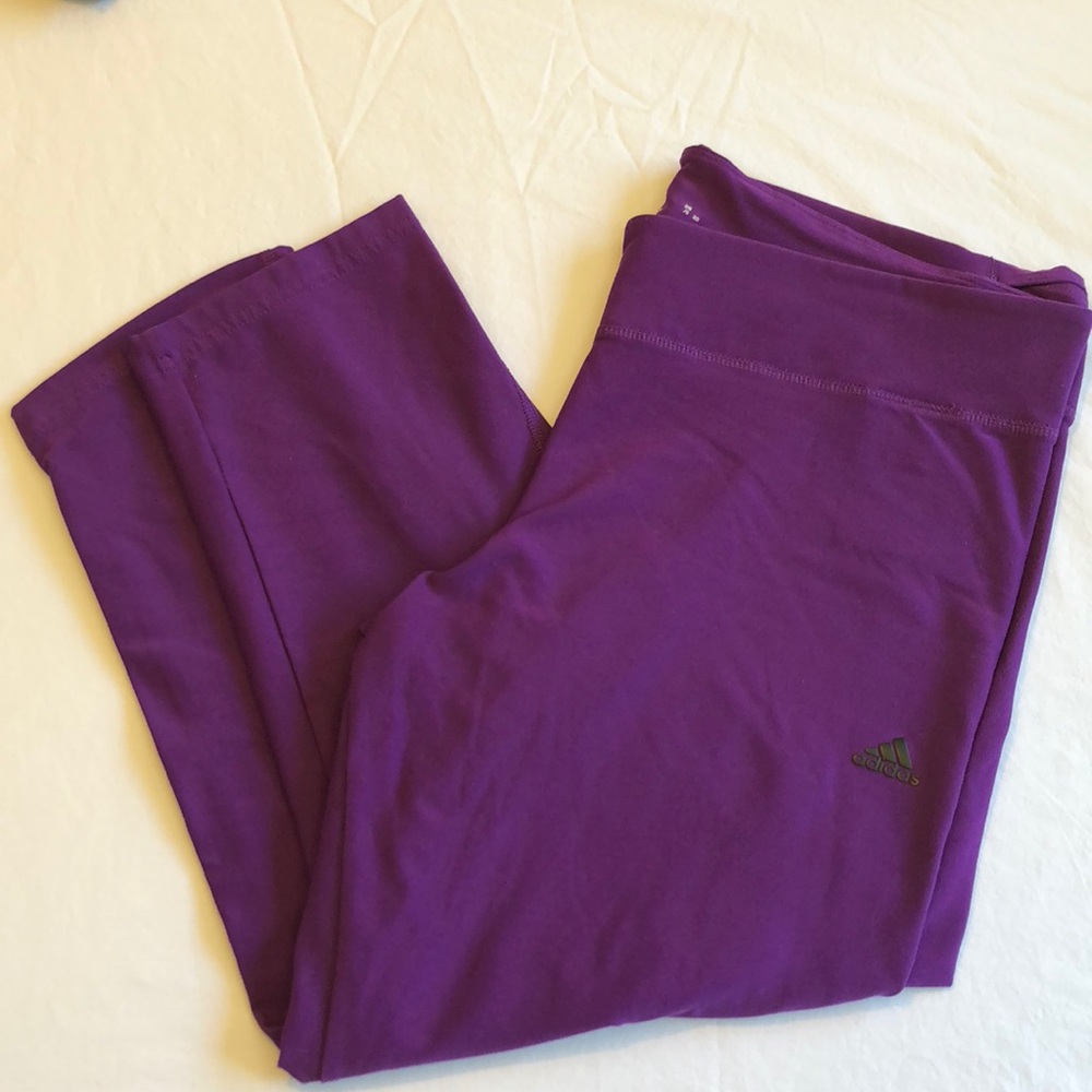 Adidas Purple Capri Women’s Leggings